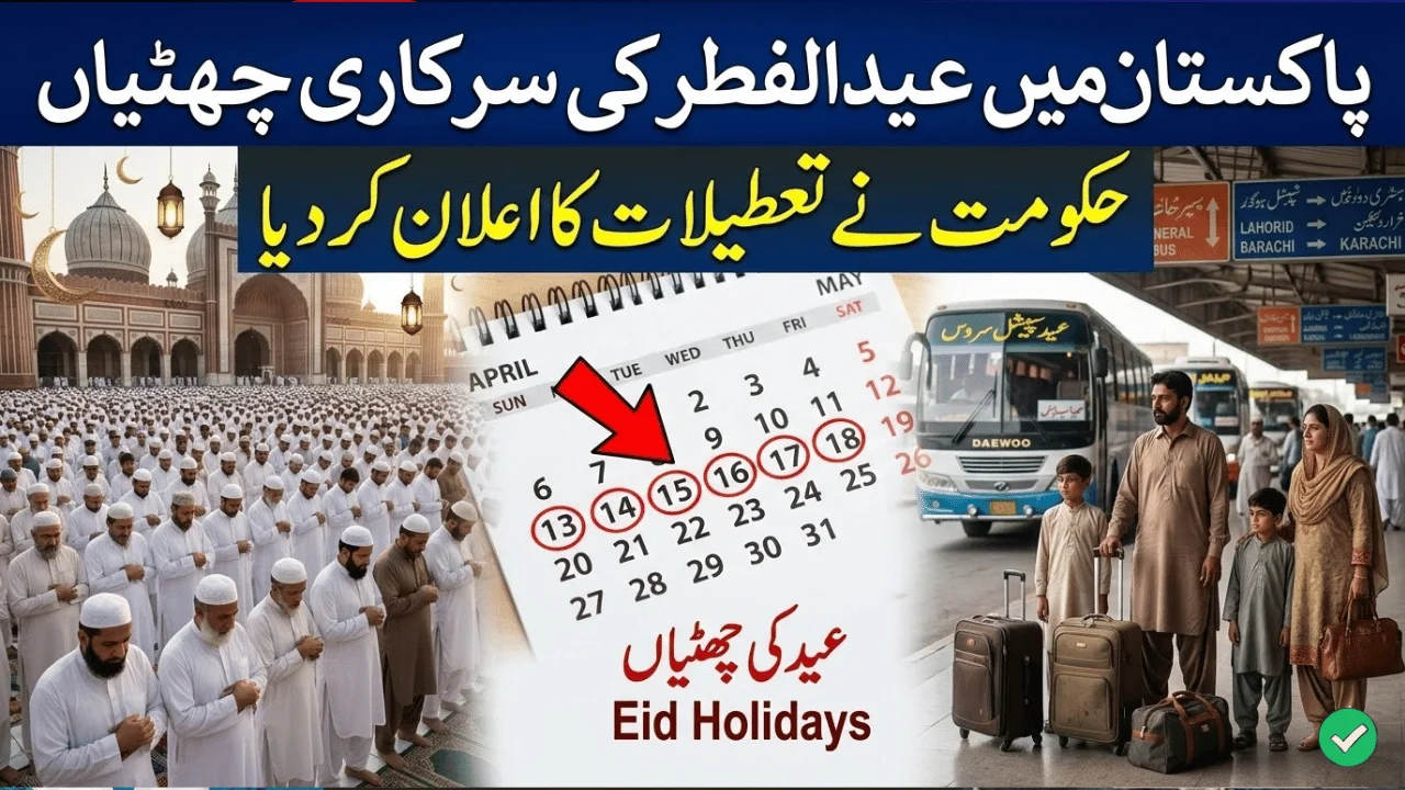Eid ul Fitr Holiday In Pakistan 2026