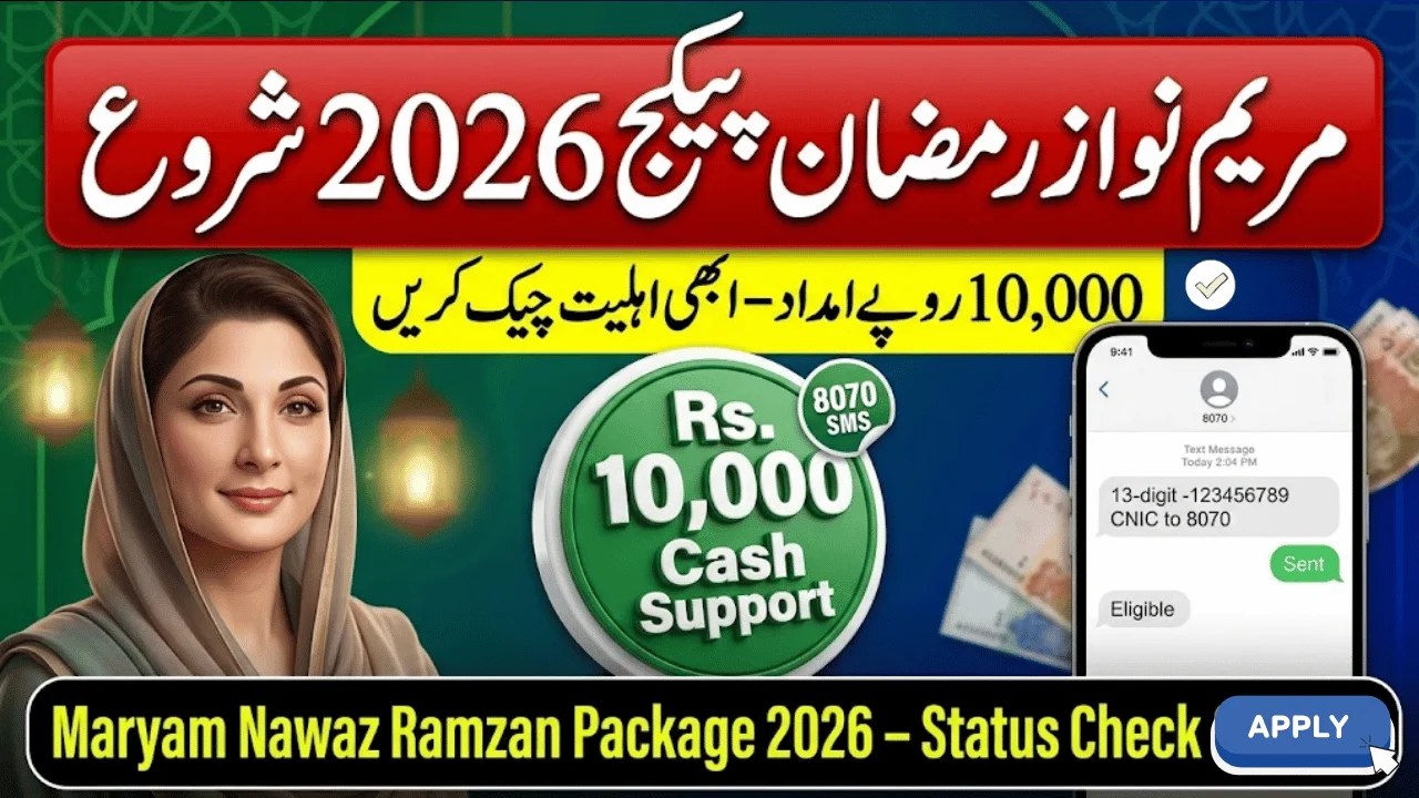 Maryam Nawaz Ramzan Package 2026