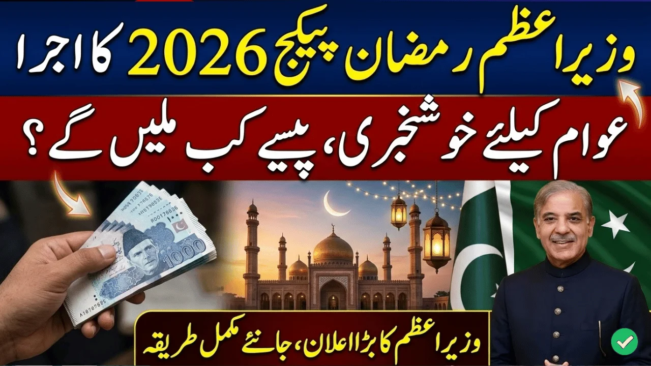 PM Ramzan Relief Package 2026 Payment Date – When Will Rs 13,000 Be Released